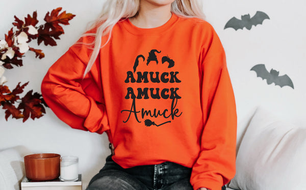 Amuck Amuck Amuck, Hocus Pocus, Halloween Shirt - TheLifeTeeCo