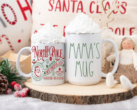 Family Christmas Mugs, Hot Chocolate Mug, Kid's Cocoa Mug, Personalized Mug, Christmas Mug - TheLifeTeeCo