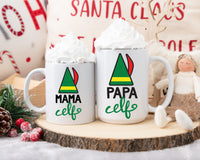 Elf Christmas Mugs, Personalized Mug, Kid's Cocoa Mug, Family Christmas Mugs - TheLifeTeeCo
