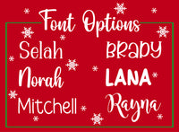 Santa Sack Personalized, Custom Santa Sack, Large Santa Sack, Christmas Gift Bag, Santa Bag, Wrapping Paper, Gift Bag - TheLifeTeeCo