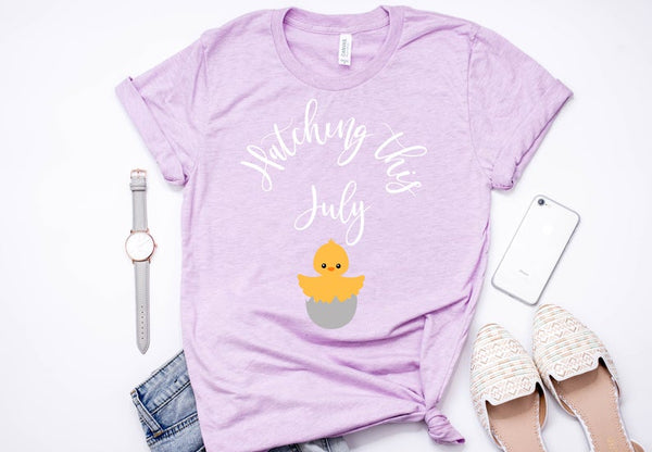 Pregnant Shirt - Easter Shirt - Pregnancy Announcement - Hatching Shirt - Baby Announcement - TheLifeTeeCo