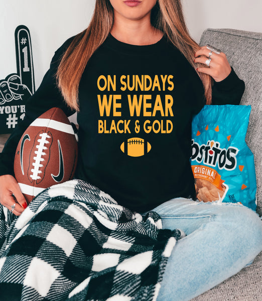 Womens Steelers Shirt, On Sundays, Ladies Steeler Shirt, Toddler and Youth Steelers Shirt, Kids Steelers Shirt, Pittsburgh Steelers - TheLifeTeeCo