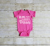 Bling Bunnies & Bows Bodysuit, Easter Bodysuit, Cute Easter Bodysuit, Baby Easter Shirt
