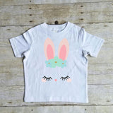 Pretty Bunny Shirt, Easter Shirt for Girls, Cute Easter Shirt, Easter Shirt for Toddler Girl, Girls Easter Shirt, Toddler Girl Easter Shirt