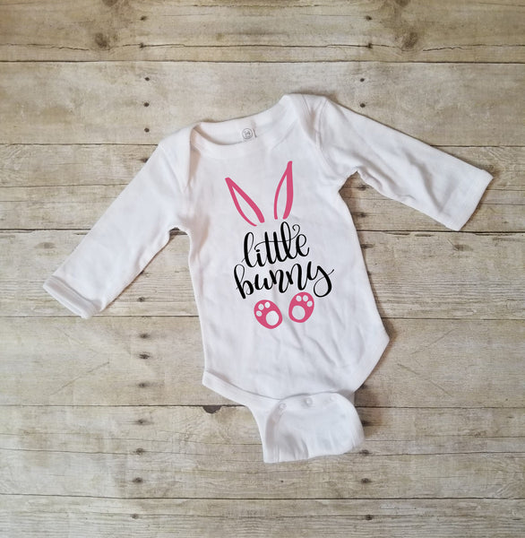 Little Bunny Onesie, My 1st Easter Onesie, Bunny Onesie, Cute Easter Onesie, Baby Easter Onesie, Easter Bunny Shirt, Baby Girl Easter Shirt