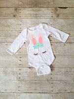 Pretty Bunny Onesie, My 1st Easter Onesie, Bunny Onesie, Cute Easter Onesie, Baby Easter Onesie, Easter Bunny Shirt, Personalized Onesie